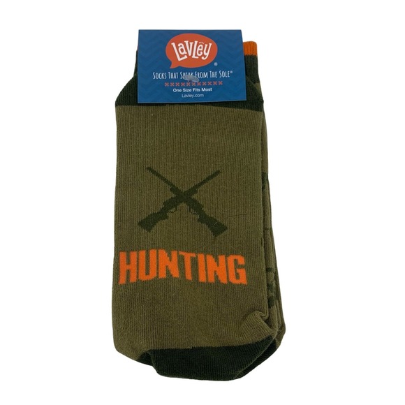 Lavley 'Id Rather Be Hunting Socks ONE SIZE - Picture 1 of 6